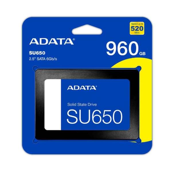 Imagem de Ssd Adata 960Gb Sata III Leitura 520MBs e Gravação 450MBs - ASU650SS-960GT-R