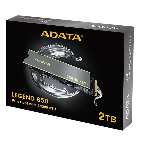 Imagem de SSD Adata Legend 850 2TB NVMe M.2 2280 - ALEG-850-2TCS