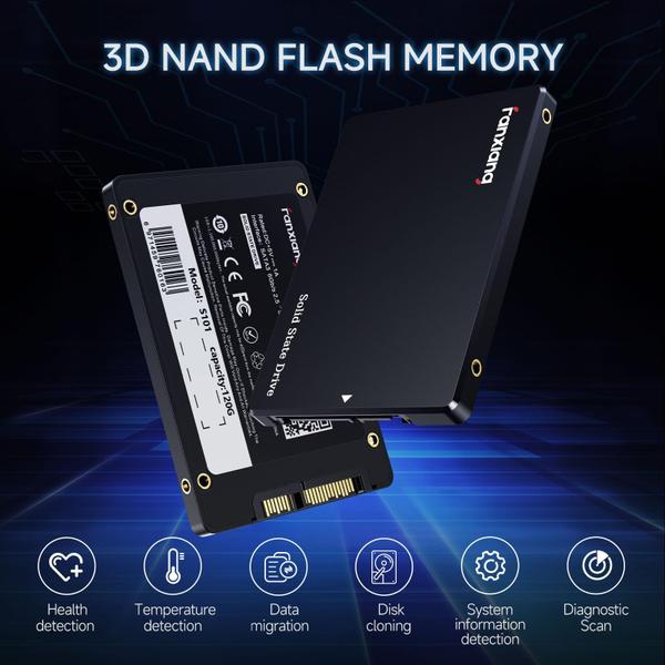 Imagem de SSD de 1 TB SATA 2.5" SATA III 6 Gb/s 560 MB/s 3D NAND