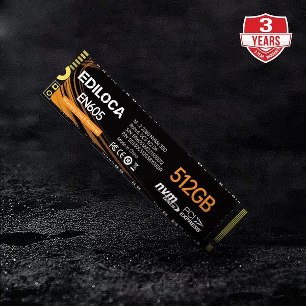 Imagem de SSD Ediloca EN605 512 GB M.2 NVMe1.3 PCIe Gen3 x4 SSD 512 GB