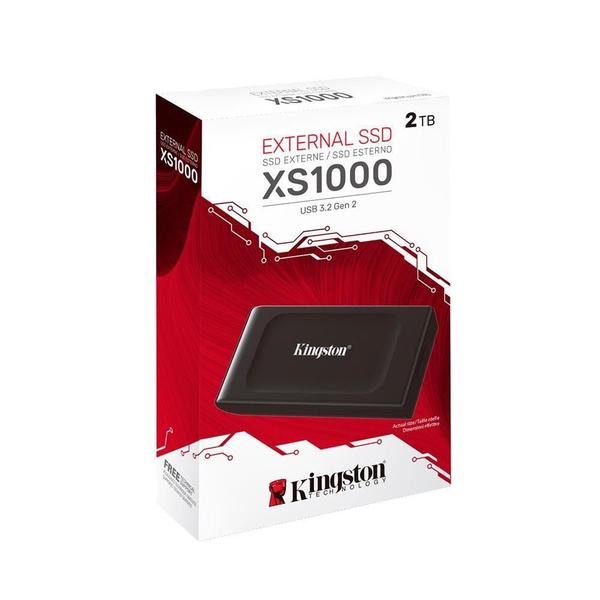 Imagem de SSD Externo 2TB Type C 3.2, Kingston XS1000, Leitura 1050MB/s Gravação: 1000MB/s, SXS1000/2000G  KINGSTON