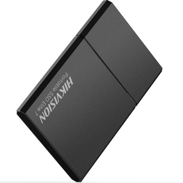 Imagem de SSD Externo Portátil Hikvision Elite 7 1TB USB 3.2 Preto HS-ESSD-Elite7 STD1000GB