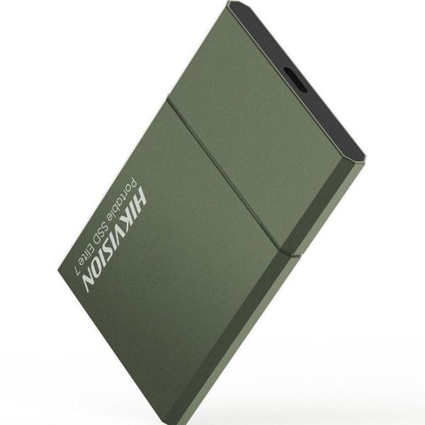 Imagem de SSD Externo Portátil Hikvision Elite 7 500GB 1060 MB/s USB 3.2 Verde HS-ESSD-Elite7 STD500GB