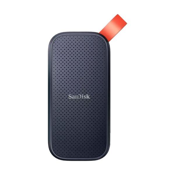 Imagem de SSD Externo Portátil Sandisk, 1TB, USB, Leitura: 800MB/s, Preto e Laranja - SDSSDE30-1T00-G26