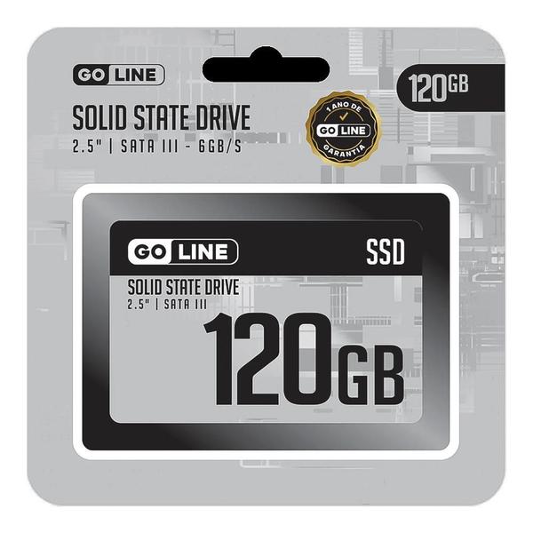 Imagem de Ssd Goline 120Gb Preto Sata 3.0 2.5 Gl120Ssd