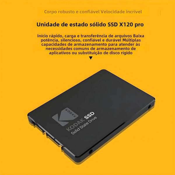 Imagem de SSD/HDD Kodak X120 Pro 2,5" - 120GB, 128GB, 256GB, 512GB e 1TB