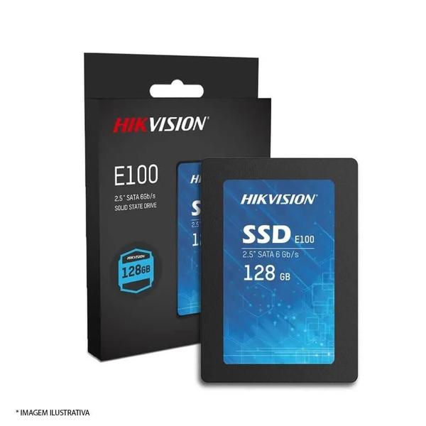 Imagem de SSD Hikvision E100 128GB SATA III 2,5 - Alto Desempenho