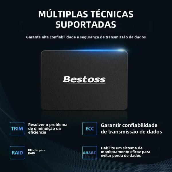 Imagem de SSD Interno Bestoss SATA - 128GB a 4TB para Laptop e Notebook