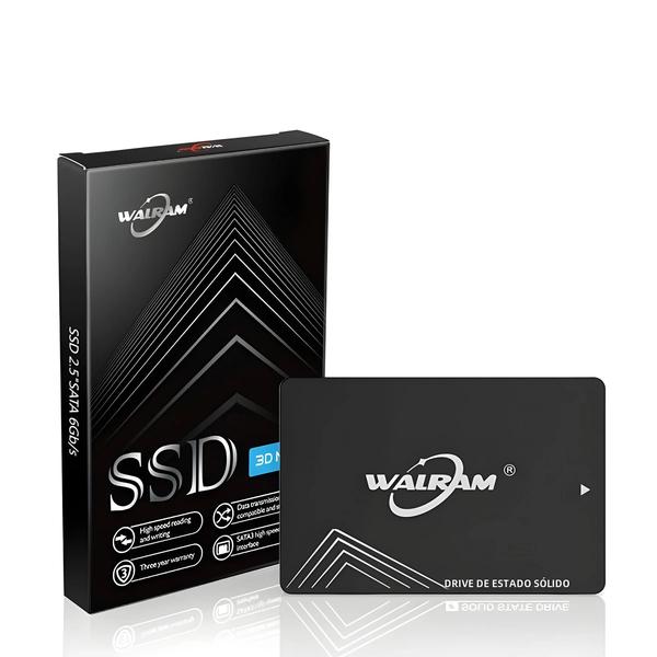 Imagem de SSD Interno SATA3 2,5" - 1TB, 512GB, 256GB ou 128GB - para Laptop e Desktop