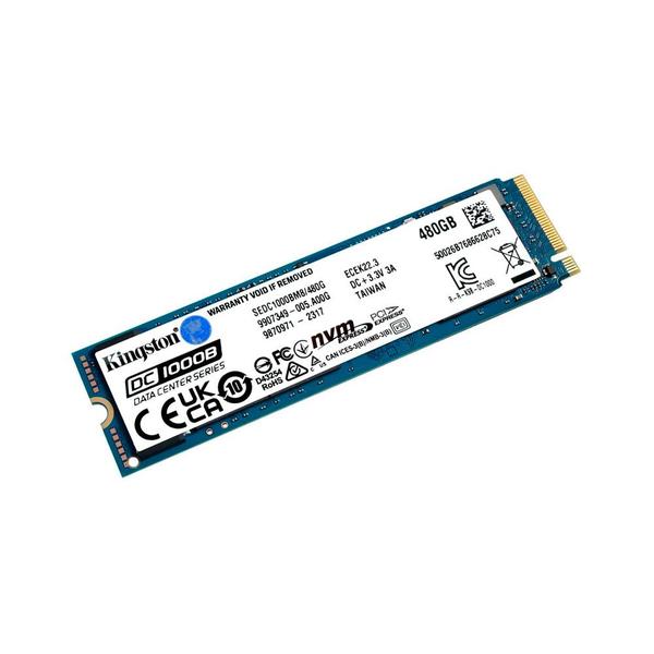 Imagem de Ssd Kingston Dc1000b, 480gb, Pcie, Nvme, M.2 2280, Leituras 3.200mb/s, Gravação 565mb/s - Sedc1000bm8/480g