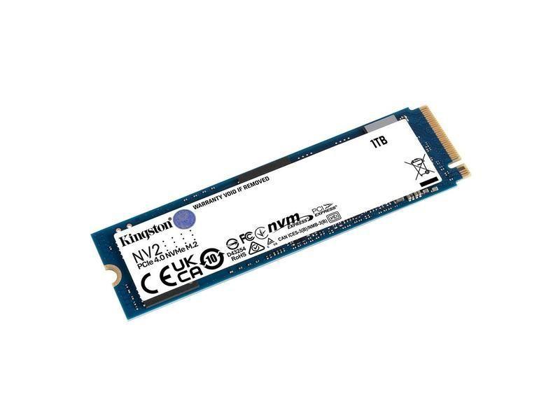 Imagem de Ssd kingston nv2 1 tb, m.2 2280 pcie, nvme, leitura: 3500 mb/s e gravacao: 2100 mb/s - snv2s/1000g