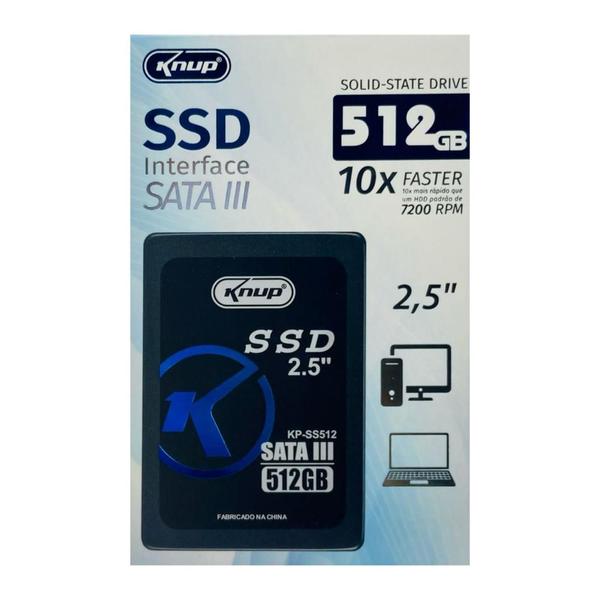 Imagem de SSD Knup Interface Sata III 512 GB