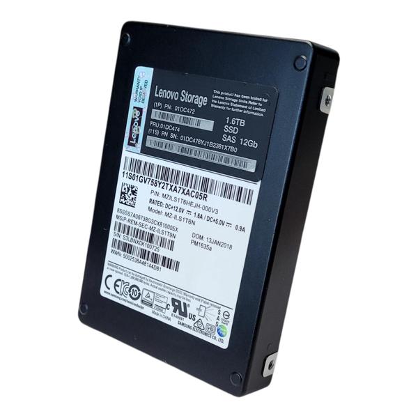 Ssd Lenovo 1.6tb Sas 12gb 2,5 Storage Pn: 01dc472 Fru: 01dc474