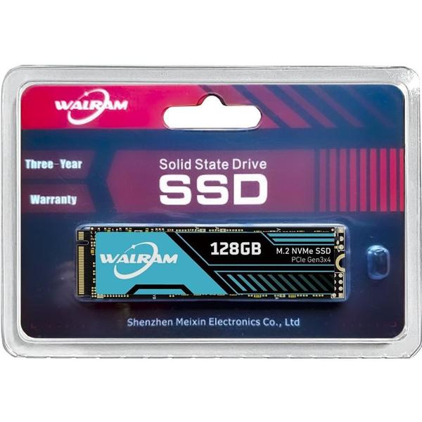 Imagem de Ssd M.2 Nvme 128Gb Walram 2000Mb/S Leitura 1800Mb/S Escrita