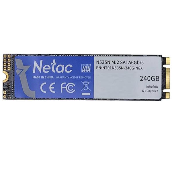 Imagem de Ssd M.2 Nvme 240Gb Netac 2400Mb/S Leitura 1700Mb/S Escrita