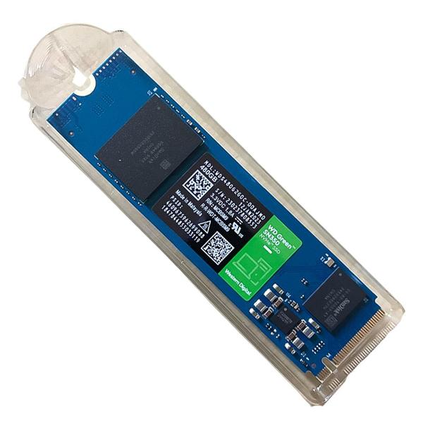 Imagem de SSD M.2 Nvme 480GB, Western Digital, WD GREEN, 2280 SN350 PCIe Leitura: 2400MB/s e Gravação: 1650MB/s - WD S480G2G0C