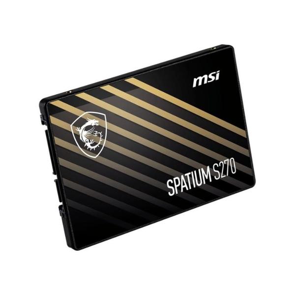 Imagem de SSD MSI 480 GB SATA III 6 Gb/s Leitura 500 MB/s Gravação 450 MB/s SPATIUM-S270-480G