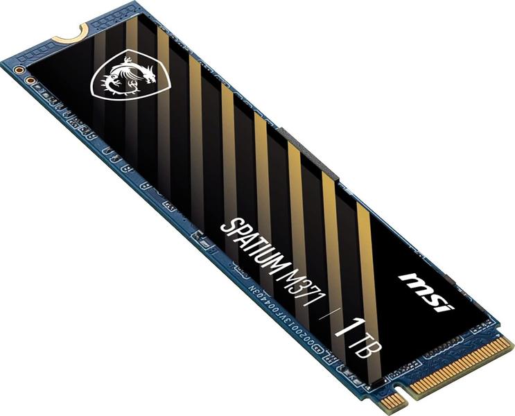 Imagem de SSD MSI SPATIUM M371 1 TB NVMe M.2 PCIe interno de 3ª geração