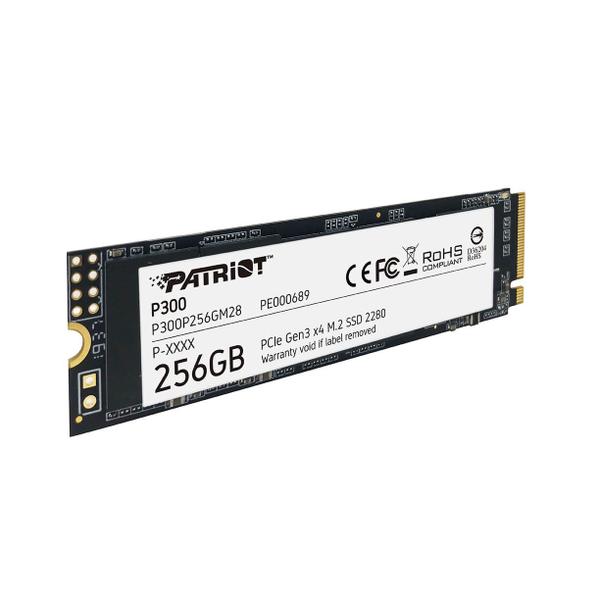 Imagem de SSD PATRIOT P300 256GB, M.2, 2280, PCIe Gen3 x4, NVMe 1.3, P300P256GM28