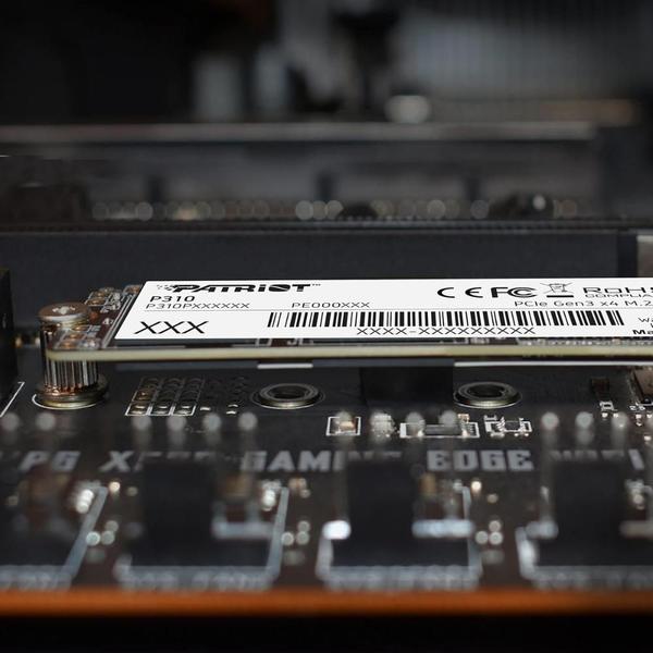 Imagem de SSD Patriot P310, 480GB, M.2 2280, NVMe PCIe, Leitura 1700MB/s, Gravacao 1500MB/s, P310P480GM28