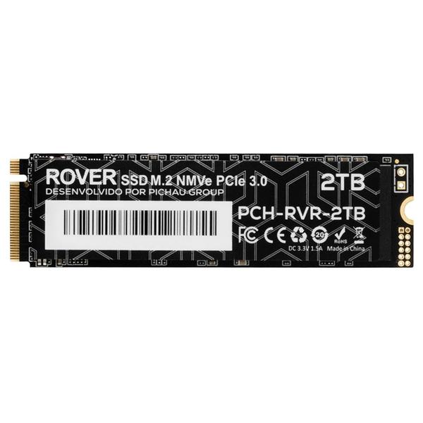 Imagem de SSD Pichau Rover, 2TB, M.2 2280, PCIe NVMe, Leitura 2100MB/s, Gravacao 1500MB/s, PCH-RVR-2TB