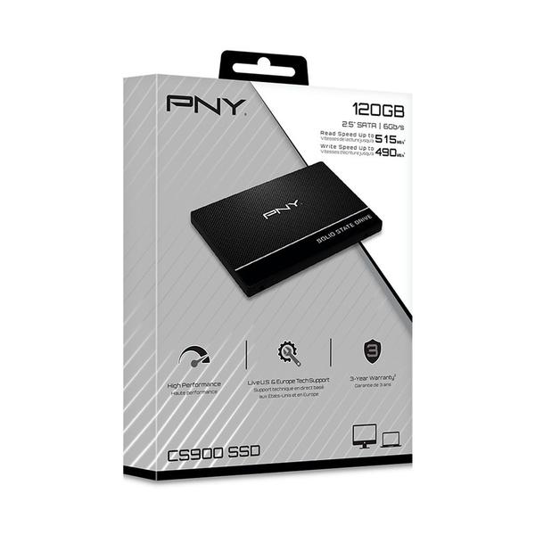 Imagem de Ssd pny ssd7cs900-120-rb cs900 120gb 2.5 sata iii 6gb/s