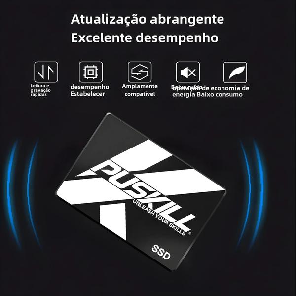 Imagem de SSD PUSKILL SATA3 - 120GB a 1TB - Unidade de Estado Sólido de Alta Velocidade