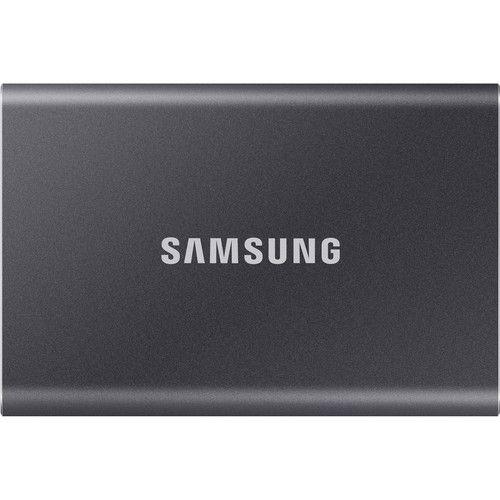 Imagem de Ssd samsung 4tb t7 portable titan gray mu-pc4t0t/am