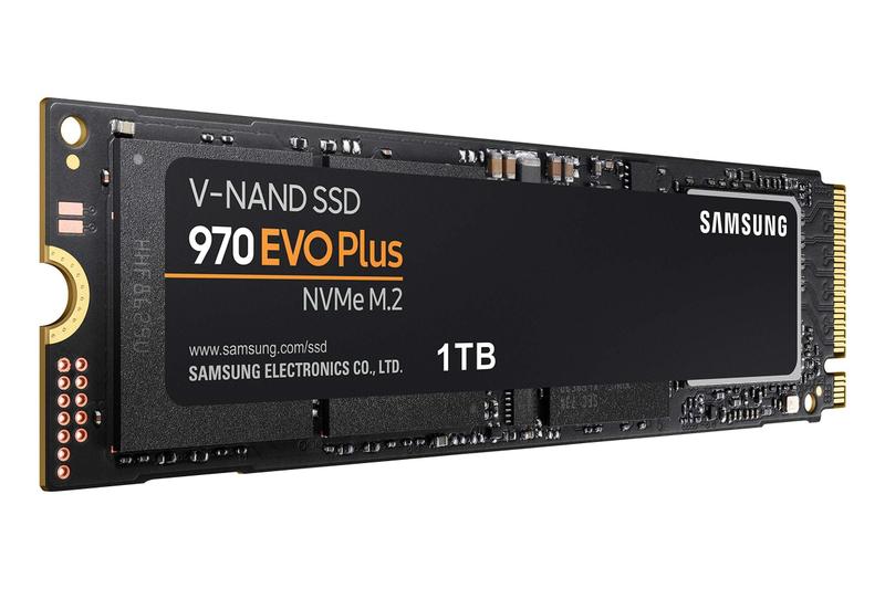 Imagem de SSD SAMSUNG 970 EVO Plus de 1 TB NVMe M.2 de estado sólido interno