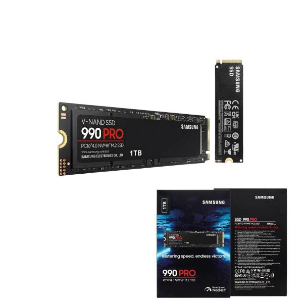 Imagem de Ssd Samsung Nvme 1tb 990 Pro 7450mb/s Pc Gamer-ps5 M.2