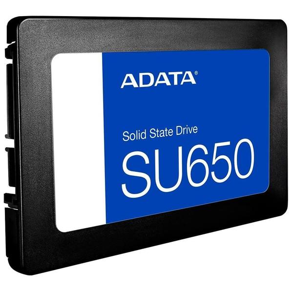 Imagem de SSD SATA Adata SU650, 240GB, 2.5", Leitura: 520MB/s e Gravação: 450MB/s, Preto - ASU650SS-240GT-R