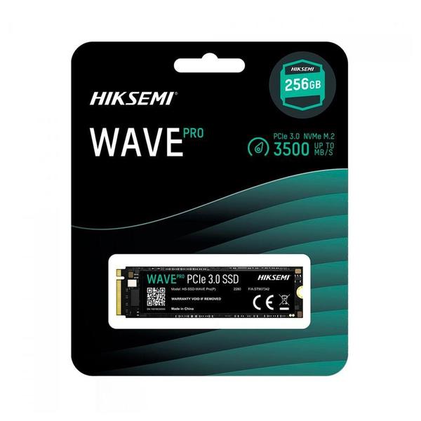 Imagem de Ssd Wave Pro (P) 256Gb M.2 Nvme Leitura 3230Mbs Hiksemi