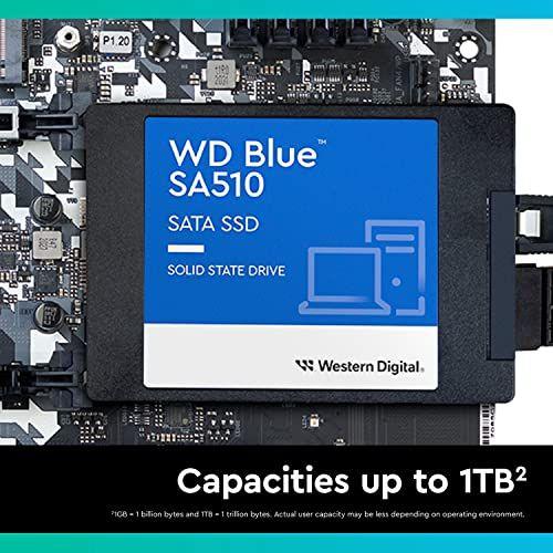 Imagem de SSD WD 250 GB azul SA510 - SATA III, 2,5", 555 MB/s