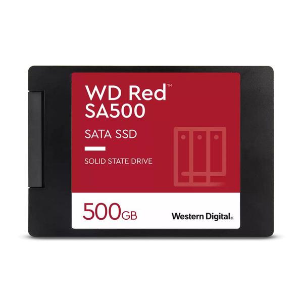 Imagem de SSD Western Digital 500GB SATA III Red NAS SA500 2,5" - WDS500G1R0A