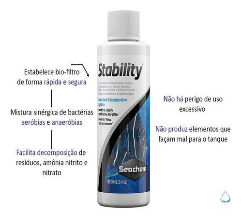 Imagem de Stability Seachem 50ml Acelerador Biologico Agua Doce/salgad