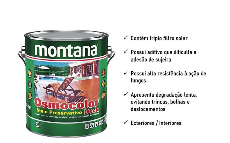 Imagem de Stain Osmocolor Madeira Pronto Uso Castanho 900ml