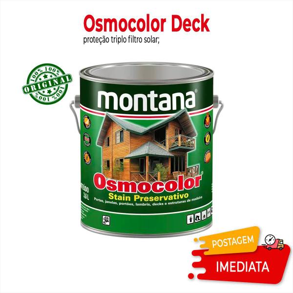 Imagem de Stain Resistente Uv Osmocolor Deck Para Madeira Montana 3,6l