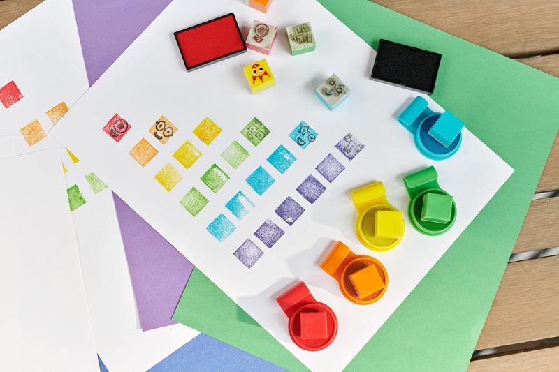 Imagem de Stamp Activity Set hand2mind Numberblocks Stampoline Park