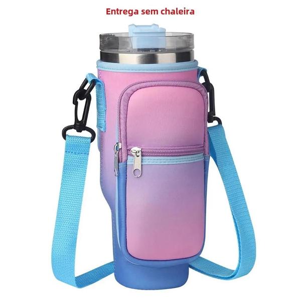 Imagem de Stanley Bolsa Porta-garrafas De Água De Neoprene De 40 Onças Com Bolso Para Telefone Bolsa