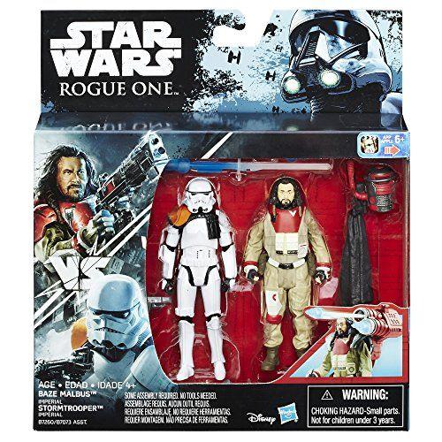 Imagem de Star Wars B7260AS0 Rogue One Baze Malbus VS. Stormtrooper Imperial, 3,75 polegadas