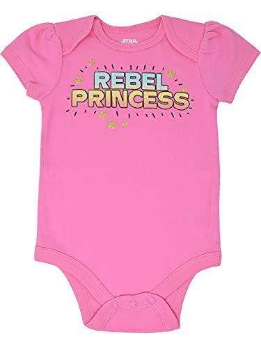 Imagem de Star Wars Baby Girls 5 Pacotes Bodysuits Princesa Leia Yoda Chewbacca 3-6 meses