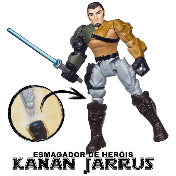 Imagem de Star Wars Boneco Kanan Jarrus Hero Mashers - Hasbro B3661