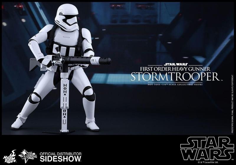 Imagem de Star Wars First Order Stormtrooper Heavy Gunner - Hot Toys