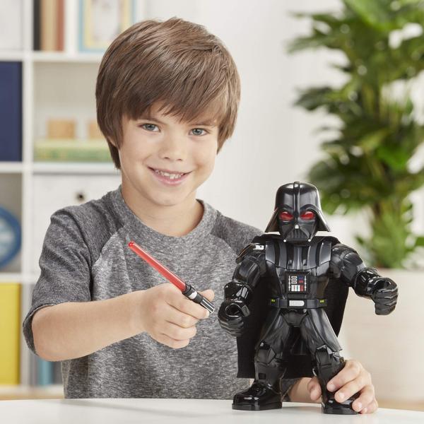 Imagem de Star Wars Galactic Heroes Mega Mighties 3-Pack - Stormtrooper, Darth Vader, e Chewbacca 10-Inch Action Figures, Kids Ages 3 and Up (Amazon Exclusive)