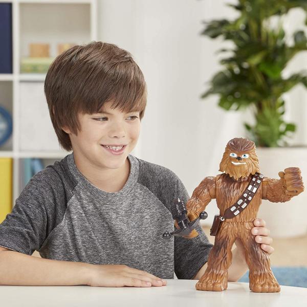 Imagem de Star Wars Galactic Heroes Mega Mighties 3-Pack - Stormtrooper, Darth Vader, e Chewbacca 10-Inch Action Figures, Kids Ages 3 and Up (Amazon Exclusive)