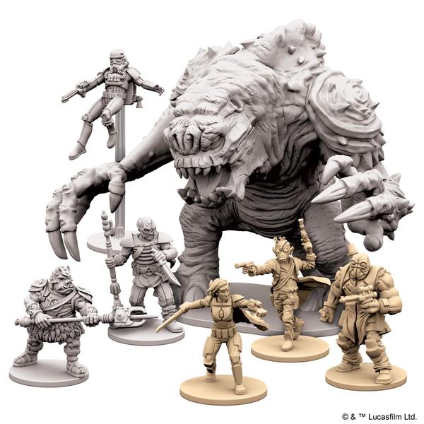 Imagem de Star Wars Imperial Assault Board Game Expansão do Reino de Jabba   de Jogo de Estratégia Jogo de Batalha para Adultos e Adolescentes  Idades a mais de 14 anos  1-5 Jogadores  Avg. Playtime 1-2 Horas  Feito por Fantasy Flight Games