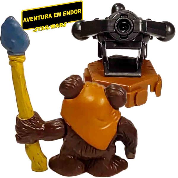 Imagem de Star Wars Mini Boneco Wicket + Playset Aventura em Endor - Playskool Hasbro B2032