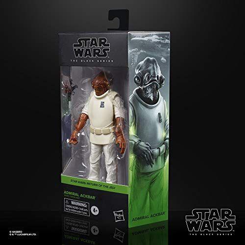 Imagem de Star Wars The Black Series Almirante Ackbar Toy 6 polegadas-escala Star Wars: Return of The Jedi Collectible Action Figure, Kids Ages 4 and Up