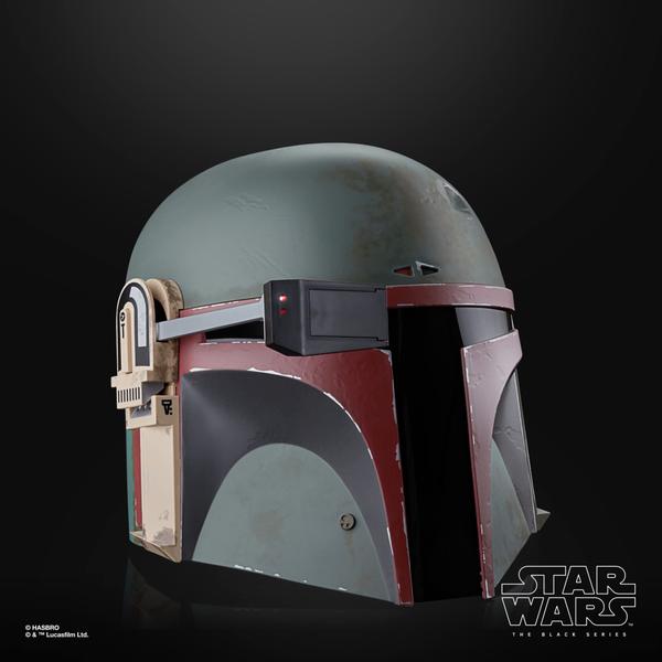 Imagem de Star Wars The Black Series Boba Fett (Re-Armored) Capacete Eletrônico Premium, The Mandalorian Roleplay Colecionável para Crianças de 14 anos ou mais