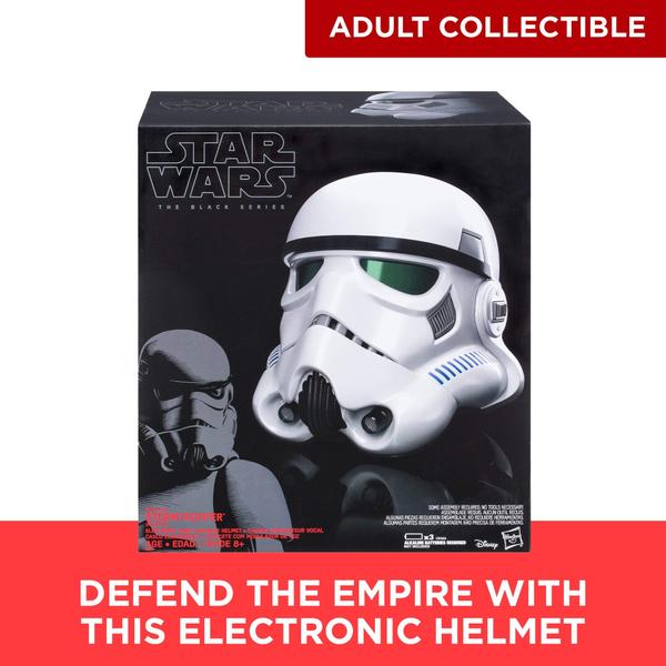 Imagem de Star Wars The Black Series Rogue One: A Star Wars Story Imperial Stormtrooper Electronic Voice Changer Helmet (Star Wars Roleplay) (Exclusivo da Amazon)